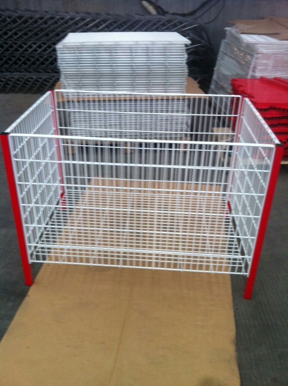 Zinc Coated Wire Foldable Promotion Cage
